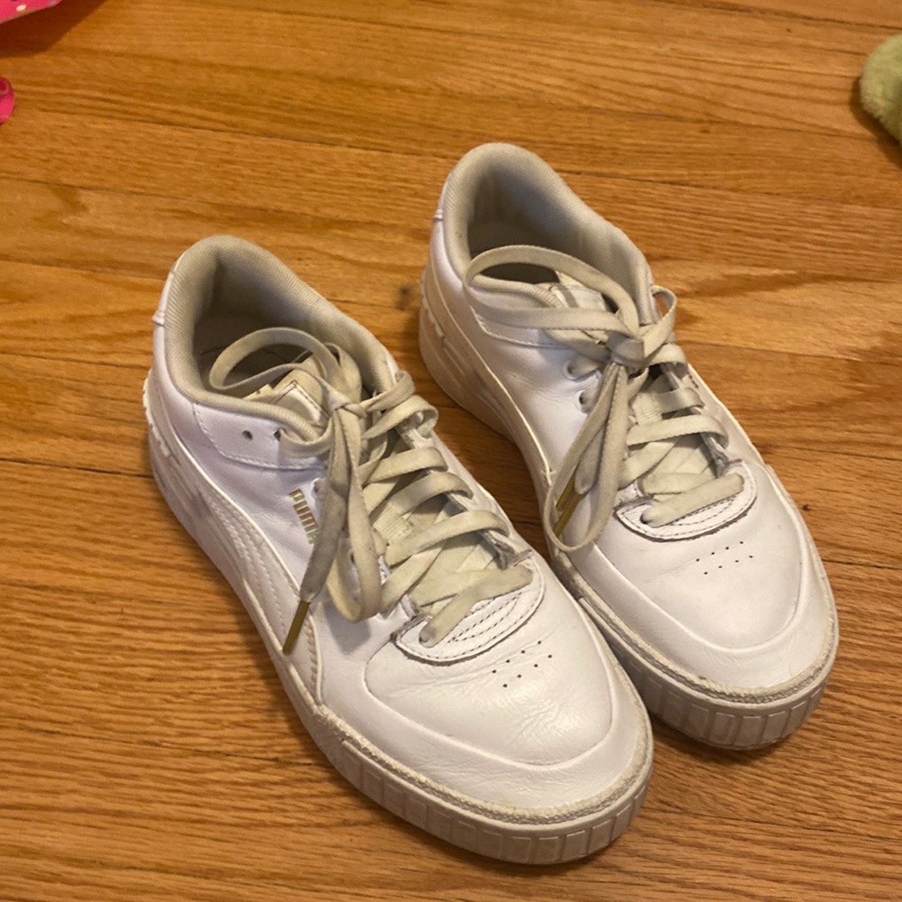 White sneakers